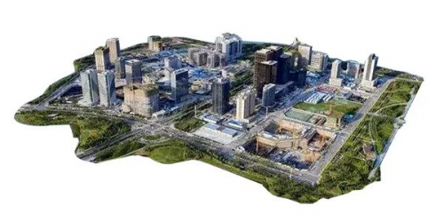 郑州智慧岛产业园区的安防机器人