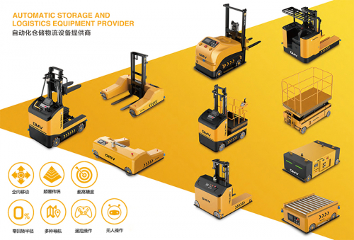 麦克纳姆轮车设备在仓储货物转运方面的应用