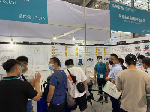 双捷科技携全新黑武神系留无人机参加第五届深圳无人机展