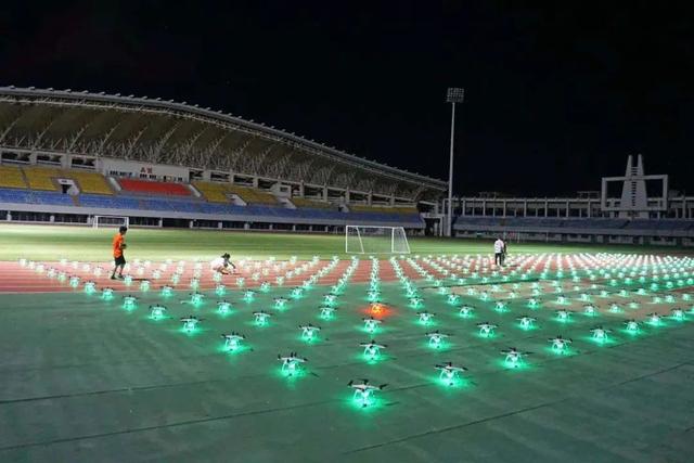 太燃了！500架无人机三亚上空演绎“一起文明”