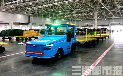 国内首个空港货运无人驾驶技术在湖南机场应用