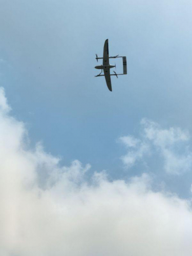 荆门市启用无人机进行秸秆禁烧巡查