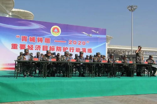 慧明捷受邀参与呼市人防办组织的“青城铸盾-2020”重要经济目标防护行动演练