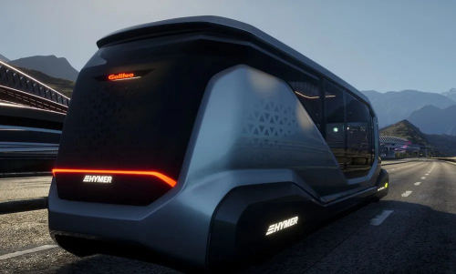 无人驾驶的房车，全部电动，未来感太强烈了！