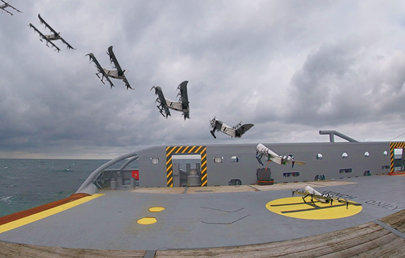 一次可飞行3.5小时的氢动力垂直起降VTOL无人机