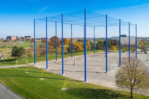 布法罗大学开设大型室外封闭式无人机测试设施