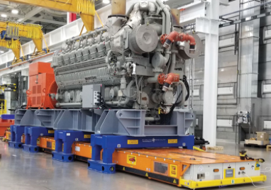 自动导向车（AGV）有助于重物提升和定位