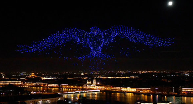 瑞士先进定位系统，提高无人机编队定位精度，千架无人机精彩演绎！