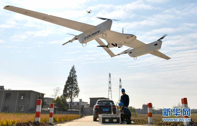 安徽铜陵：固定翼无人机助力电力巡检