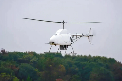 中国首架舰载无人直升机首飞