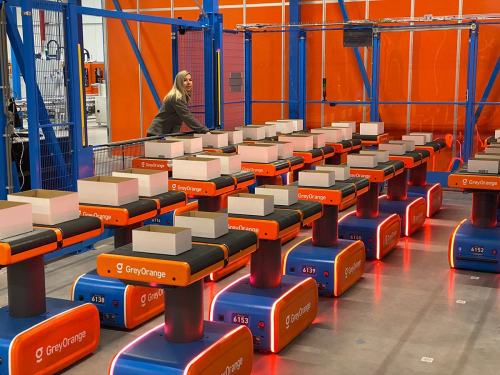 GreyOrange在荷兰的Active Ant电子配送仓库中部署了智能区域转移功能