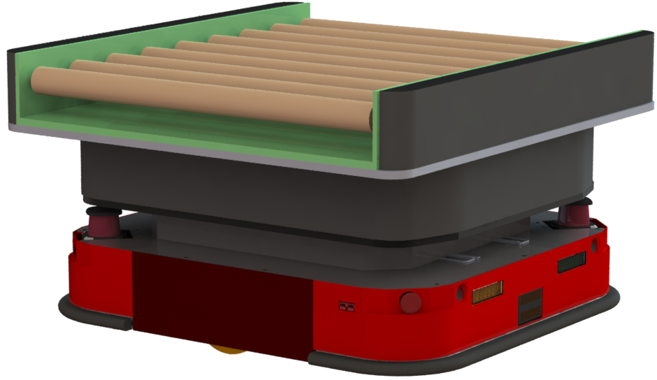 科钛机器人|移载滚筒式AGV