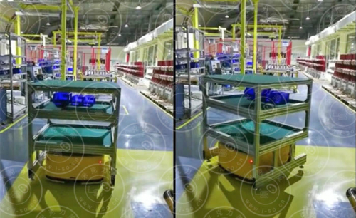 米克力美AGV物流方案落地电商仓储项目