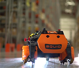 SqUID仓储机器人于2021年1月在仓库中使用！