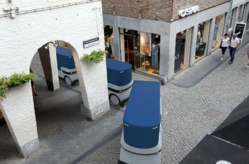 德国Ducktrain，列队似“鸭子火车”的小型自动化电动物流车为解决最后一公里展开路测