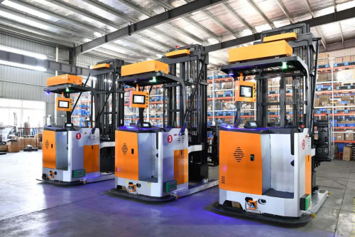 业内首创|安徽宇锋重载三向叉AGV项目正式交付