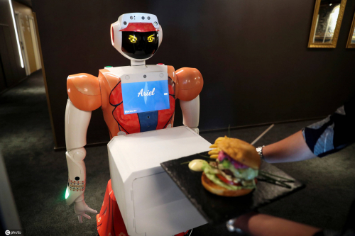 客房服务小可爱来了 南非酒店机器人服务员上岗