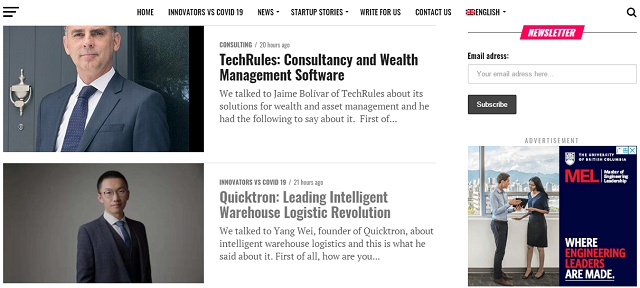 欧洲媒体报道疫情下影响世界的企业，称快仓引领智能仓储物流变革