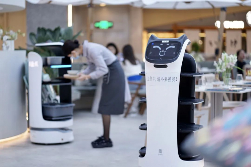 “可以吃的花店”？普渡机器人上岗超美网红餐厅——花厨