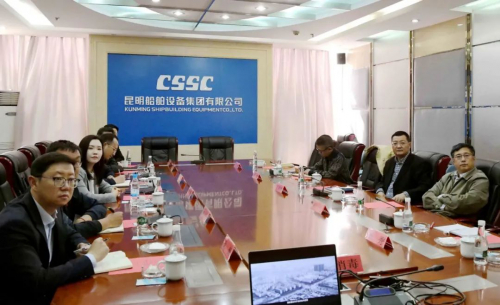 国动网络通信公司到昆船调研