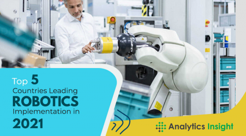2021年拥有机器人数量前五名国家