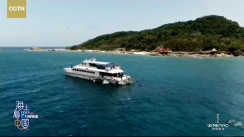 吉影科技再携央视，首度全程水下直播《海上看中国》之“南海篇”