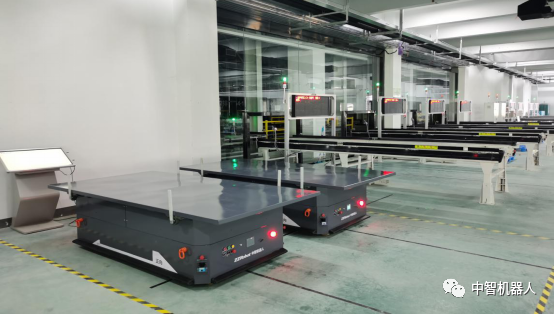 中智万向重载AGV小车在智能家居行业的应用