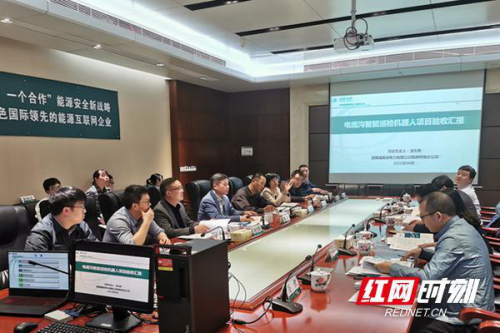 国网株洲供电公司电缆沟智能巡检机器人科技项目顺利通过验收