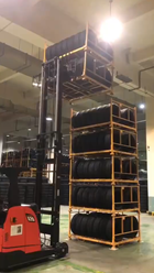 自动驾驶+视觉识别，提供高位无货架堆叠解决方案