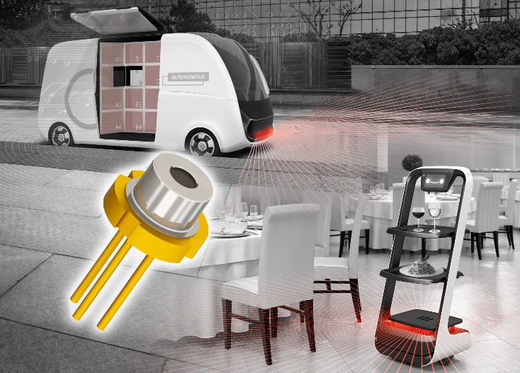 罗姆开发出用于LiDAR的激光二极管，可适用于AGV等应用