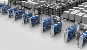 鞋服行业多场景融合 · 货到人机器人解决方案