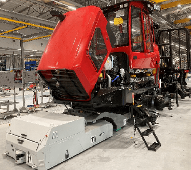 小松在瑞典分公司首次引入AGV