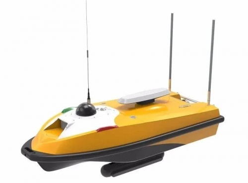 新型无人船进行海试并交付使用 实现水下画面实时传输