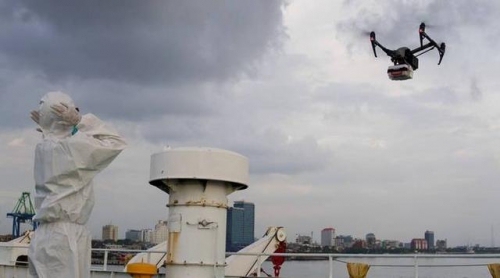 印尼一重灾区80%居民感染新冠，大疆无人机送药搭起生命线！