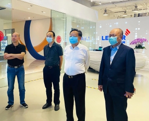 李德仁院士与中科院地理所廖小罕书记到访北京立得