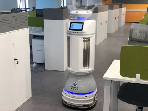 后疫情时代下 擎朗消毒机器人解决消毒难题