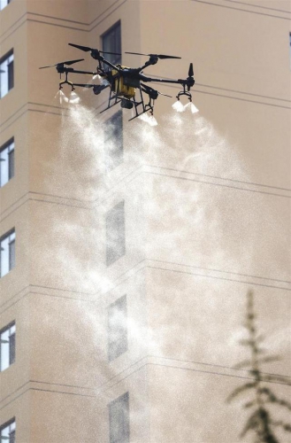 无人机战“疫”