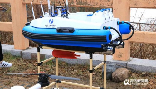5分钟完工！全市首台水质自动采样环境应急监测无人船投入使用