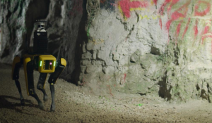 美国陆军演示了在地下环境中操作机器人