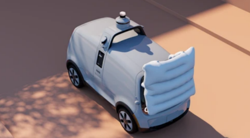 Nurode 自主送货车配置安全气囊