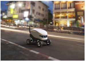 包裹递送机器人对环境的影响：自动化比车辆类型更重要