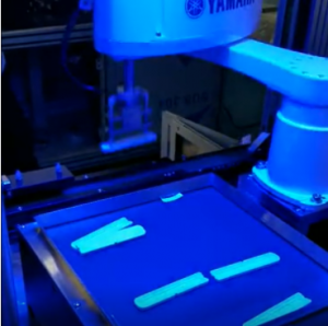 CCD视觉引导机器人分拣上料