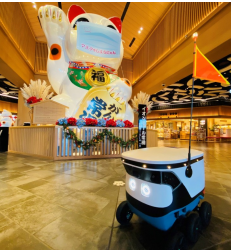 三菱引入Cartken自主送货机器人进行示范交付实验