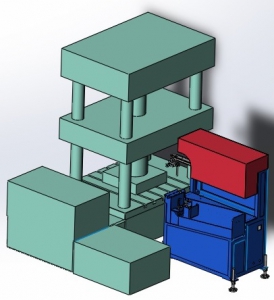 长棒料冷挤压机械手