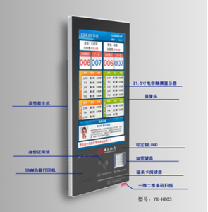 点坤壁挂自助服务终端