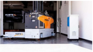 Hubtex：和Intis联合开发全自动电动多向侧面叉车式-“PhoeniX AGV”的感应充电技术