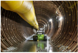 意大利都灵，Webuild 集团测试 Axel 隧道检测机器人