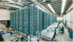 ESBO 依靠 Exotec 的 Skypod 实现存储和配送流程的自动化