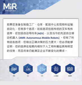 AMR 聚光灯 | 物料运输比较，解锁 MiR 三大不同点！