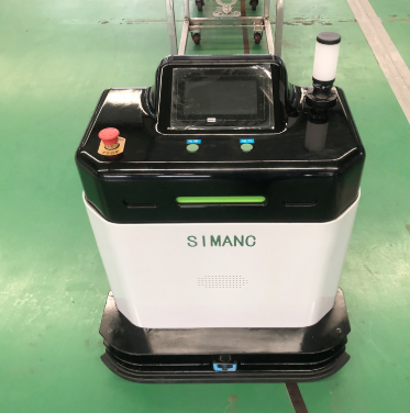 搬运机器人牵引式AGV 用于工厂物料转运使用